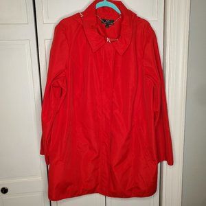 Dennis Basso 2X Full Zip Parka Jacket Coat with Hood & Pockets